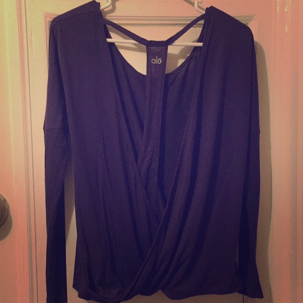 Alo Draped Back Long Sleeve
